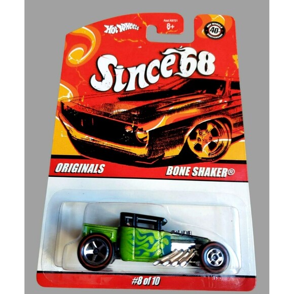 2008 Hot Wheels BONE SHAKER Since ´68 Originals Lime...